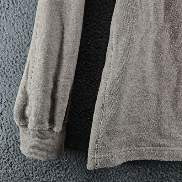 Sport Tech Womens Sweatshirt Gray Size XXL Cotton Blend 1/2 Zip Pullover Pockets - Picture 11 of 16